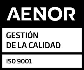 Sello de AENOR ISO 9001